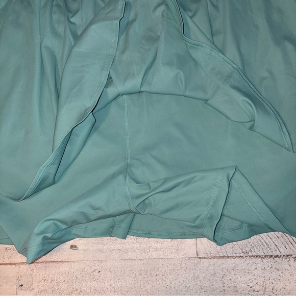 Old Navy Womens Extra High-Waisted PowerSoft Pleated Sage Green Skort Size 4X - Picture 12 of 13